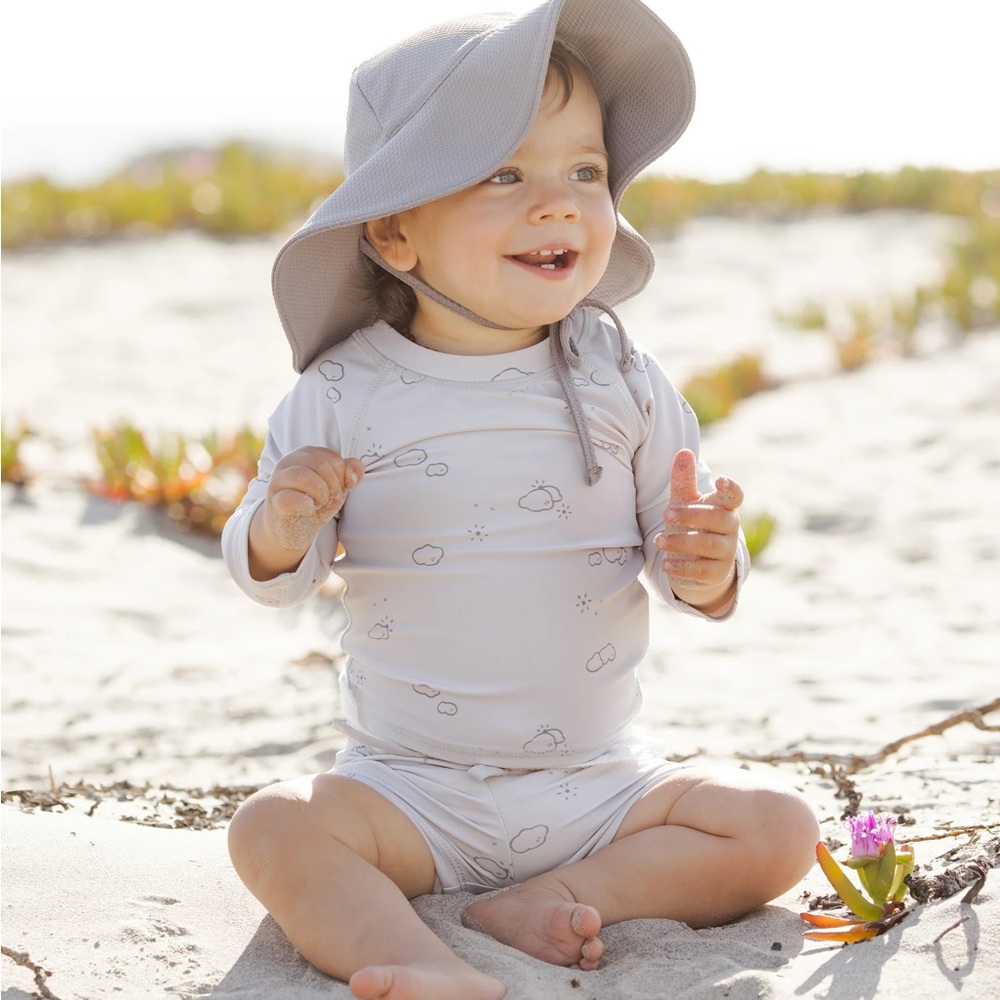 Quincy Mae Finn Rashguard Set Sunny Day